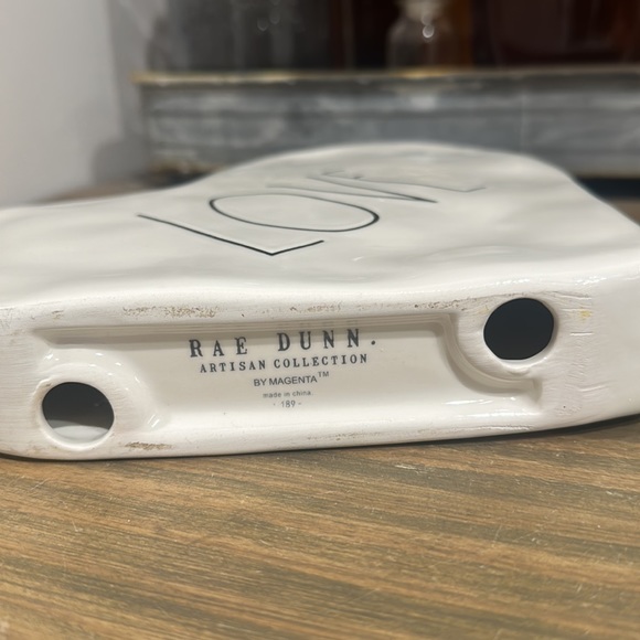 Rae Dunn LOVE Ceramic Heart - Picture 4 of 8